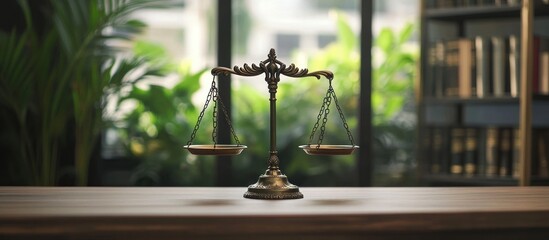 Scales of Justice: Symbol of Law and Balance