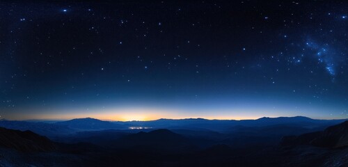 Starry Night Landscape