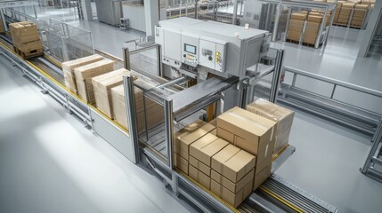 Automated Packaging System Conveyor Belt Factory