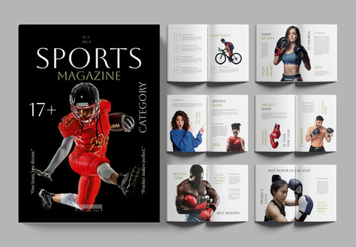 Sports Magazine Layout