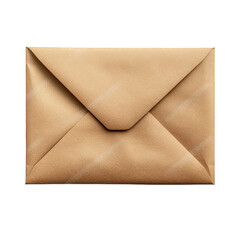 closed brown envelope. typically used for mailing letters or important documents its simple design and neutral color suggest a classic and professional appearance. suitable for various correspondence