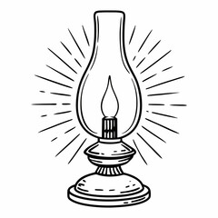 lamp isolated on white