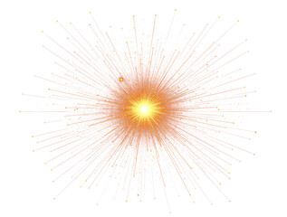 Obraz premium PNG Effect light burst chandelier.