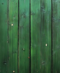 Fototapeta premium Detailed Green Wooden Plank Background for Textures and Patterns, Perfect for Design Projects, Presentations, and Websites Needing Natural Elements, Rustic and Natural Appeal