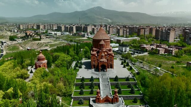 St. John the Baptist Church, Armenia, Abovyan city, Kotayk region. The foundation stone of the church was laid on August 24, 2006. The consecration ceremony took place on May 14, 2013.