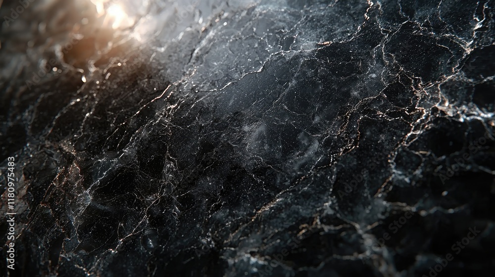 Poster dark marble texture: elegant stone background for design projects. high-resolution image ideal for w