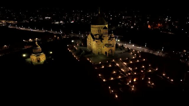 St. John the Baptist Church, Armenia, Abovyan city, Kotayk region. The foundation stone of the church was laid on August 24, 2006. The consecration ceremony took place on May 14, 2013.