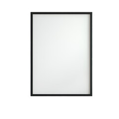 Blank frame for creative photo presentations. transparent background