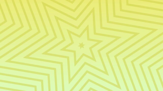Yellow stars abstract background. Star animation, Seamless loop.