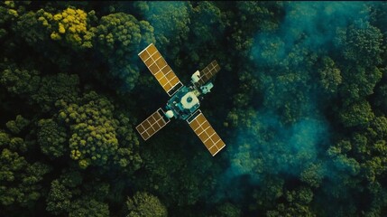 High-tech satellite technology offers a unique perspective on forest protection.