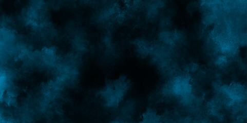 Smoke in the dark blue texture, Abstract blue grunge clouds smoke texture background, watercolor painted mottled blue background with vintage marbled textured for your creative design.