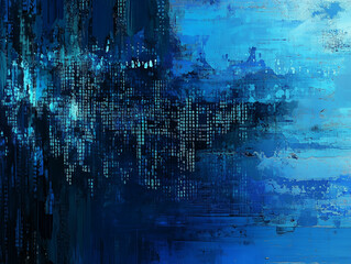 Obraz premium Global media link connecting against a vibrant night city backdrop, featuring digital, internet, and 5G communication elements, symbolizing interconnected communication in technology background 
