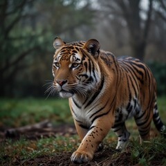 Obraz premium tiger in the zoo