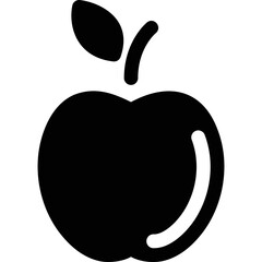 simple vector icon apple