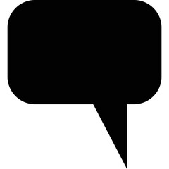 simple vector icon chat