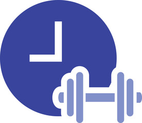 workout excercise time healthcare icon