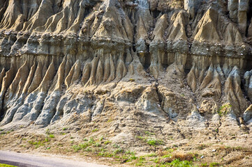 Fairy chimneys in Kula, Manisa, Turkey