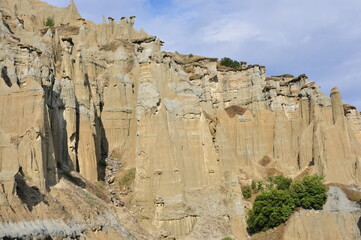 Fairy chimneys in Kula, Manisa, Turkey