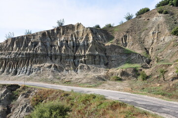 Fairy chimneys in Kula, Manisa, Turkey