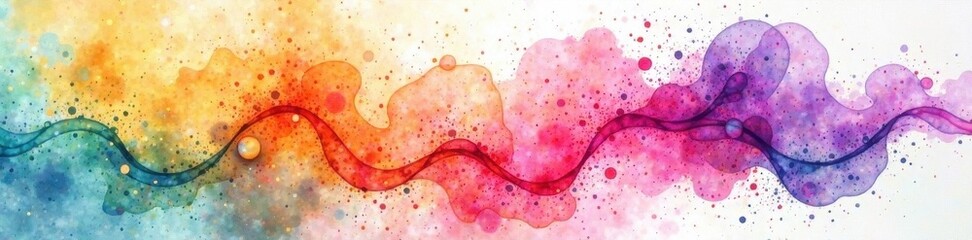 Vibrant watercolor washes, perfect for business cards and flyers , creative, vector, high quality