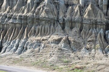 Fairy chimneys in Kula, Manisa, Turkey