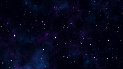 Starry Night Sky, Glowing and Shiny Stars on Dark space Background , meditation and yoga background	