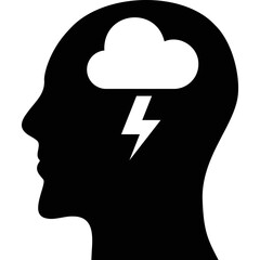 simple vector icon head