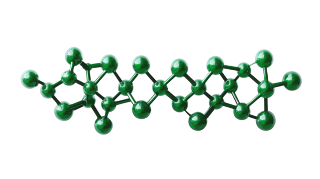 Molecular and DNA model transparent background