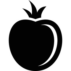 Simple vector icon tomato