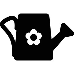 Fototapeta premium Simple vector icon watering can