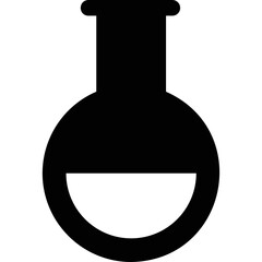 Simple vector icon flask