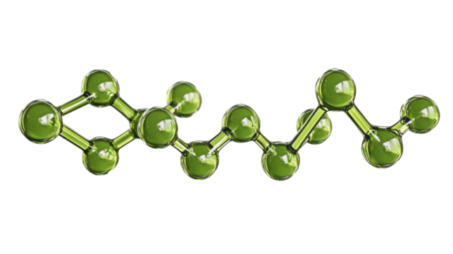 Molecular and DNA model transparent background