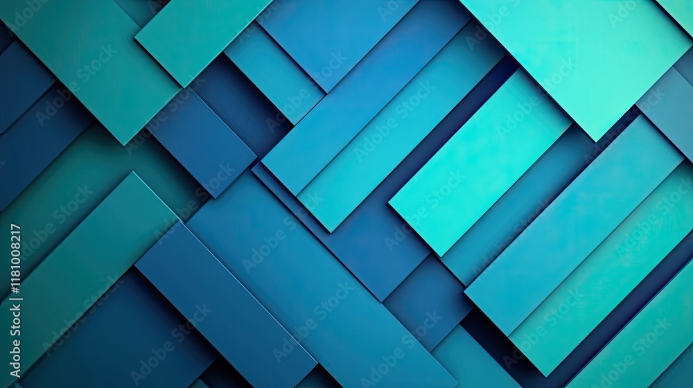 Poster matrix abstract background concept. abstract layers in vibrant blue hues creating a modern digital b