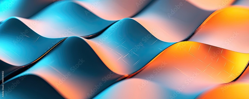 Poster matrix abstract background concept. a vibrant abstract background showcasing wavy textures in blue a