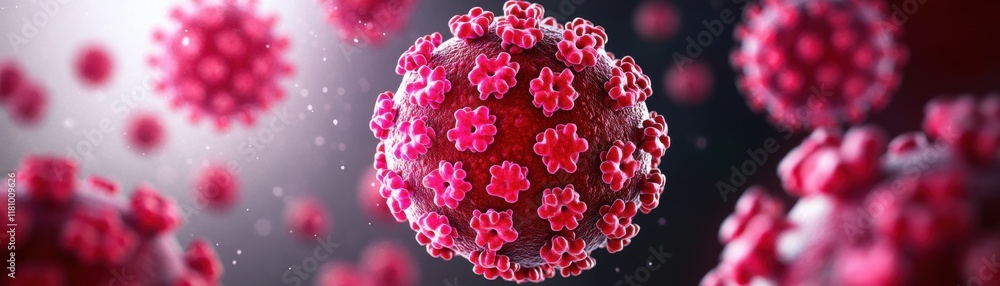 Poster intricate visual of a red blood cell with blood flowing out capturing the essence of life and biolog