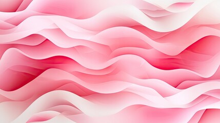 Obraz premium Soft Pink Abstract Waves Design with Flowing Lines for Modern Background and Digital Aesthetic