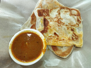 egg and cheese Indian roti prata