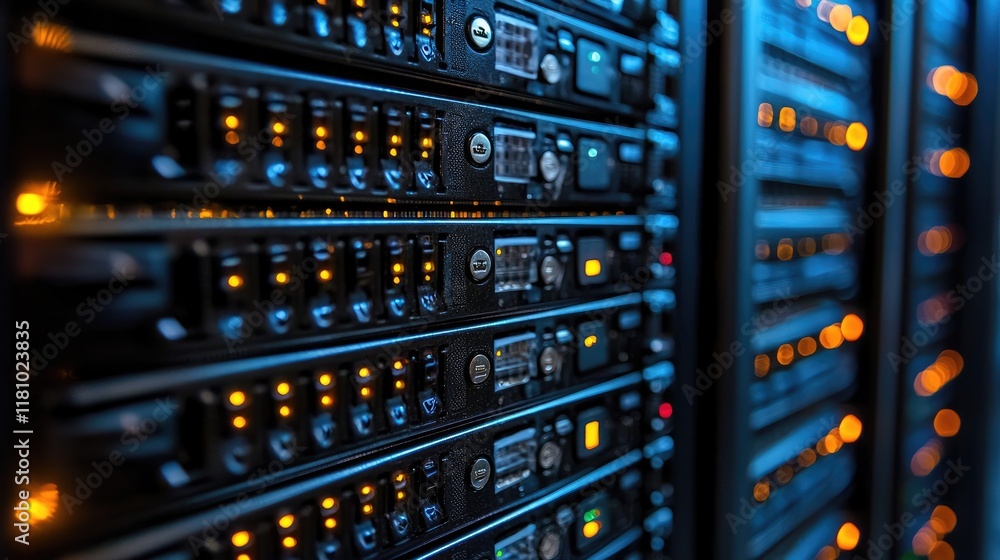 Aufkleber exploring the intricacies of data centers: a glimpse into the technological core of the digital age