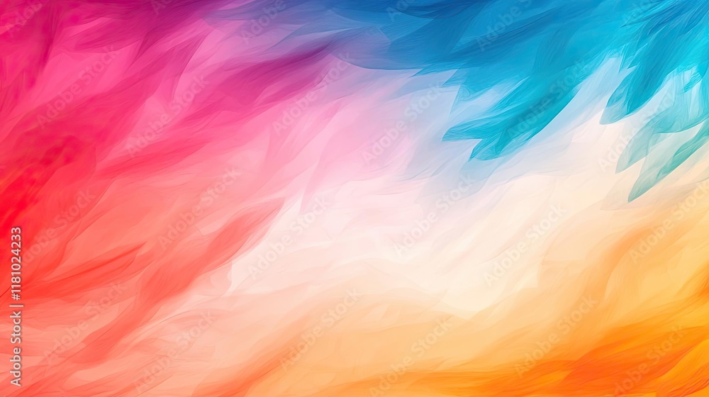 Poster watercolor abstract background idea. a vibrant abstract artwork with a blend of colors creating dyna