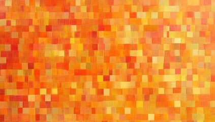 Fototapeta premium Abstract orange mosaic texture background.