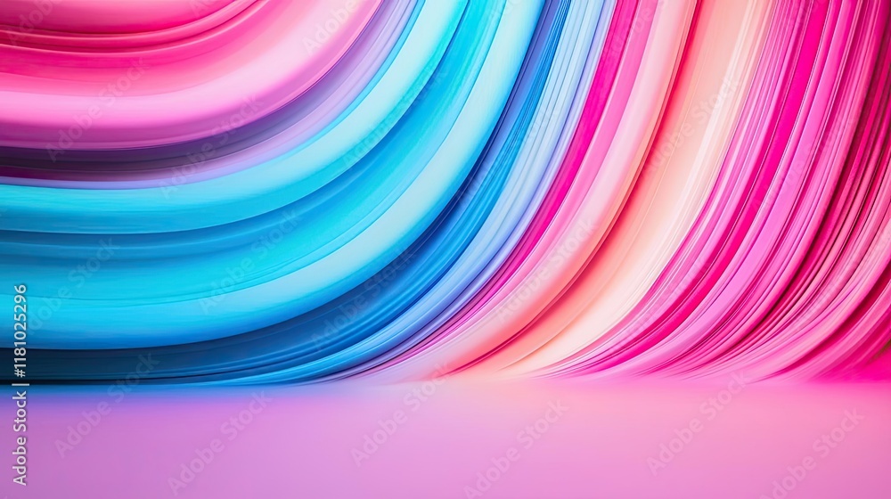 Poster layer abstract background idea. vibrant waves of pink and blue textures create an abstract backgroun