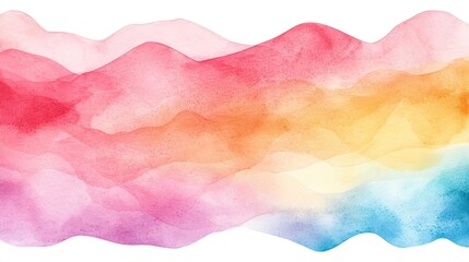 Watercolor abstract background idea. Colorful watercolor waves, perfect for backgrounds and creative projects.