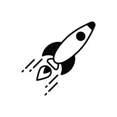 Launching vector icon