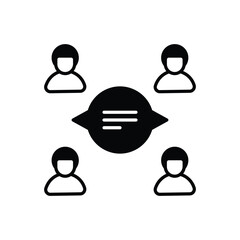 Social Engagement vector icon