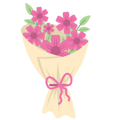 Illustration Beautiful Flower Bouquet