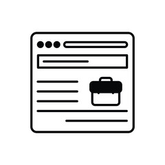 Business Blogging vector icon
