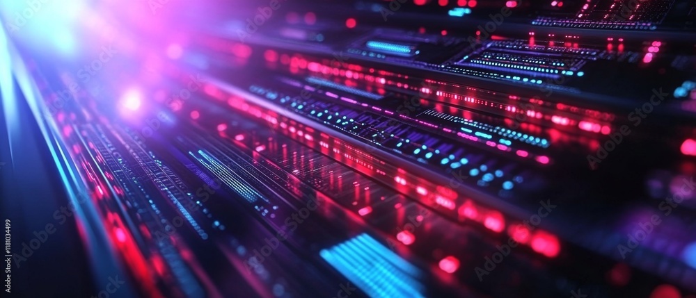 Poster detailed examination of a database server revealing its advanced features.
