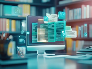 Efiling innovation user-friendly digital interface for enhanced business efficiency virtual workspace technology modern viewpoint