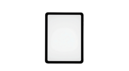 PNG, Gadget, tablet, isolated on white background, created by Generative AI technology.