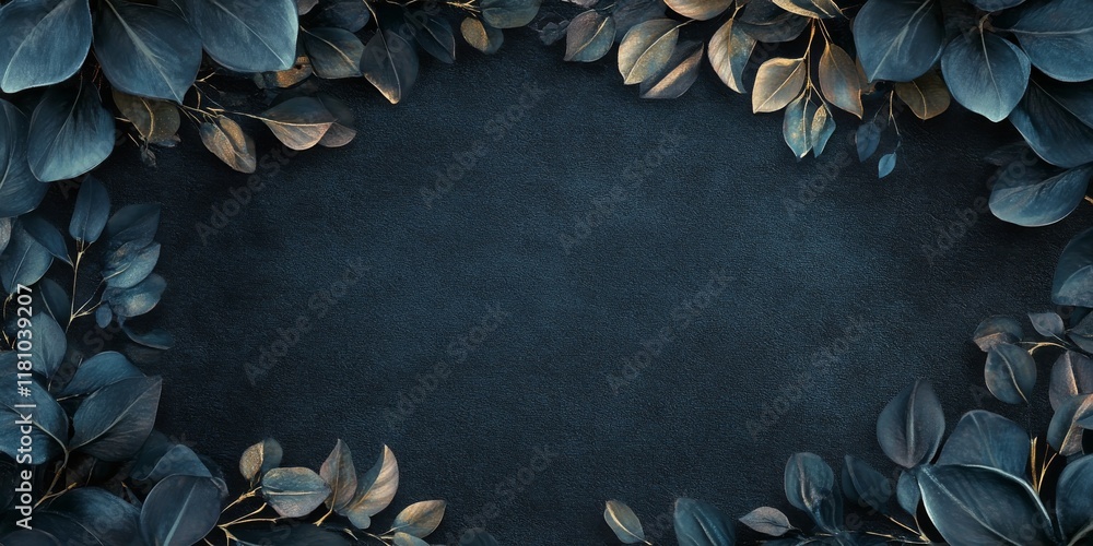 Poster stylish floral frame featuring cloth texture, perfect background option for your text. this floral f